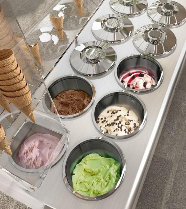 Mobilná vitrína na zmrzlinu JOY – BRX