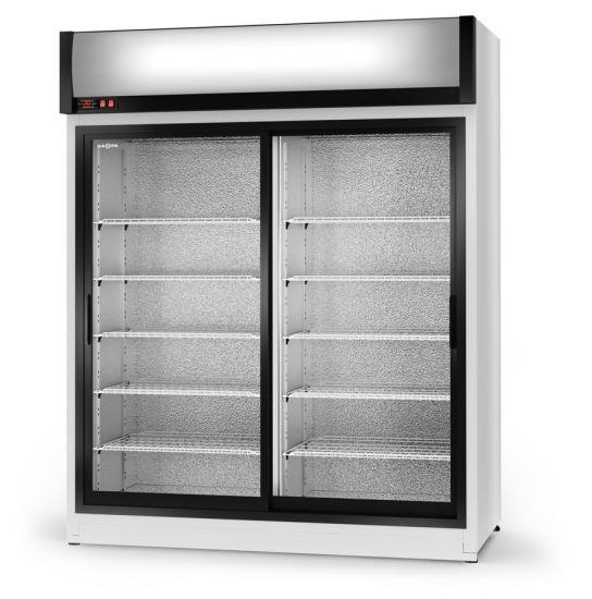 Chladiaca skriňa s presklenými posuvnými dverami SR/AG, 2 komory – RAPA