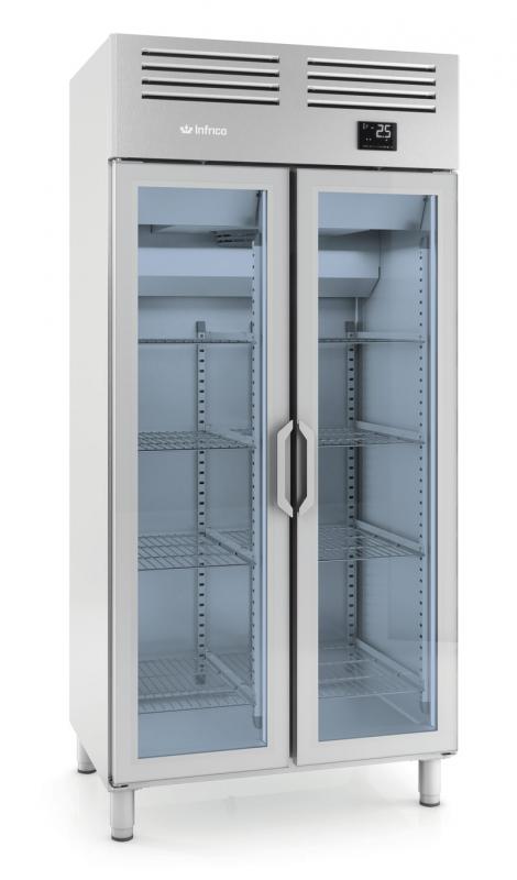 Chladiaca skriňa s presklenými dverami GN 1/1, SLIM 300/600L – INFRICO